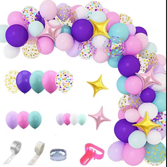 Unicorn Balloons Arch Garland Kit