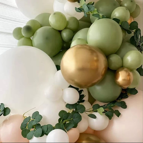 DIY Olive Sage Balloon Arch Garland Kit