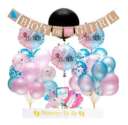 Gender Reveal Party Decoration Kit